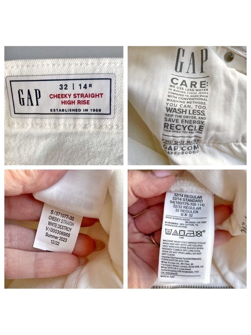 Gap High Rise Cheeky Straight Jeans - Picture 12 of 12